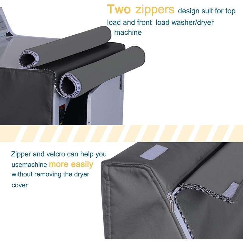 AKEfit 2 Pack Washing Machine Cover,Waterproof Dustproof Washing Cover with