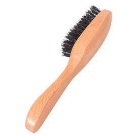 Healeved Ergonomic Beard Brush Wood Handle Men's Grooming Tool for Styling Detangle