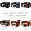 Mens Dress Belts Leather Black ALL GENUINE LEATHER' Classic Design