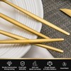 Gold Silverware Set for 8, 40 Pcs Stainless Steel Cutlery