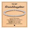 ORISPRE Granddaughter Gifts from Grandma, Bracelets for Teenage Teen Valentines