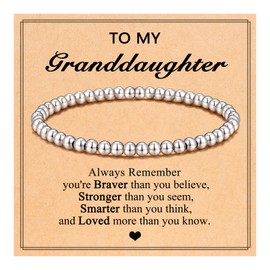 ORISPRE Granddaughter Gifts from Grandma, Bracelets for Teenage Teen Valentines Day Christmas Gifts Presents
