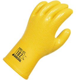 Diamond Rubber Dirobe Gloves #102 L Size (1 Pair Bag)