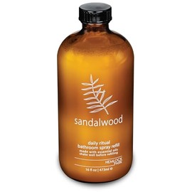 Hemlock Park Room Spray Refill | Plant Based Oils Naturally Scent Your Space (16 oz Refill, Sandalwood)