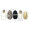 Sha-Nail Charm Shannail Charm Zebra Parts Gold 1 Piece