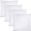Utopia Bedding Throw Pillow Inserts (Set of 4, White), 20