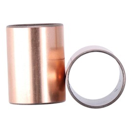SHUATI Cast Brass Bushing 2pcs Gold Carbon Steel Plain Bearing Durable Sleeve Bearing Fitness Equipment(35x39x25mm)