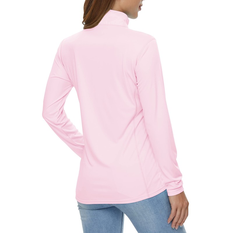 TACVASEN Women's Rash Guard, Dry Shirt, UV Protection, Long T-shirt,