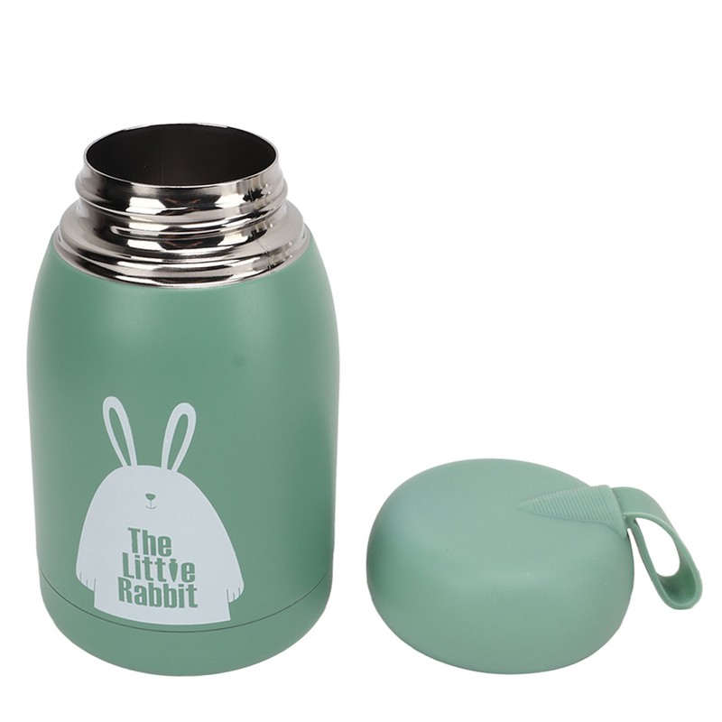 Children's Insulation Cup 12oz Double Wall Portable Rabbit Pattern Insulated