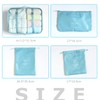 BillyBath Packing cubes Suitcase Organiser Set, 8 Pieces Clothes Bags