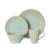 16-Piece Dinnerware Set for 4, Ceramic Plates, Bowls and Mugs,