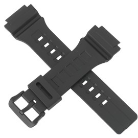 Replacement Strap for Casio Collection Resin Black for MCW-200H, Strap.