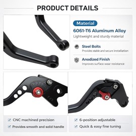 Adjustable Short Levers Replacement for ZX4R ZX4RR ZX-4RR 23-25