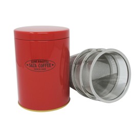 Powder Control Stocker, Souza Coffee, Mesh with 3 Types, Coffee Powder Control, Coffee Beans, Storage Container, 7.1 oz (200 g), Fine Powder Removal, Respect for the Aged Day, Popular Gift