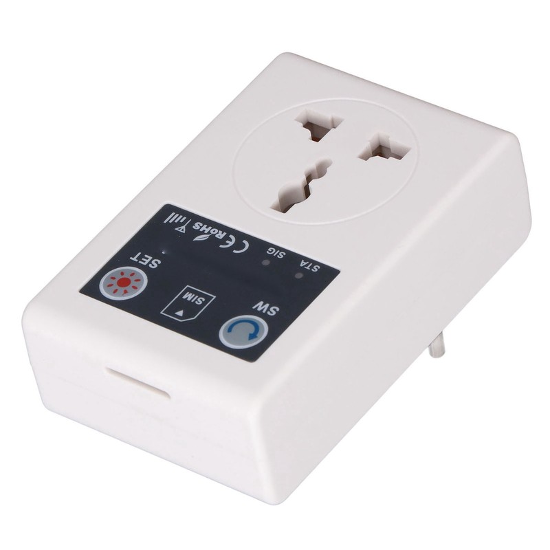 10A Smart Outlet Plug Wireless Power Socket Mobile GSM Phone