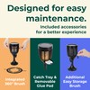 Techko Solar Zapper Torch with 360º Easy-Clean Brush - Outdoor