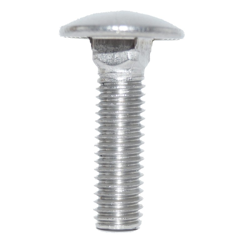 Carriage Bolts M5 x 16 Pack of 50 Round-Head Screws