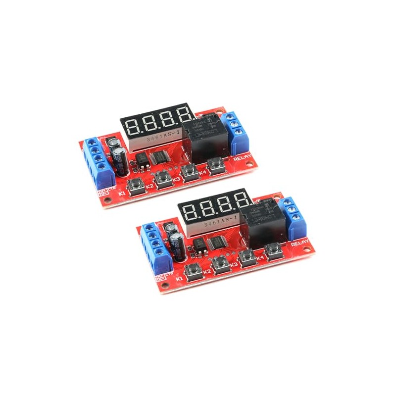 EC Buying 2Pcs 24V Time Delay Relay Module with Segment