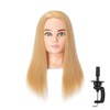 Hairingrid Mannequin Head 20"-22" 100% Human Hair Hairdresser Cosmetology Mannequin