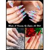 EBANKU 120 PCS Clear Full Cover Dual Nail Forms System