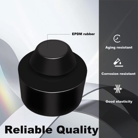 LESHIAUTO 2PCS Left Side & Right Side Tailgate Stop Bumper, Tailgate Stop Cushion Compatible with Toyota Tacoma 2005-2021, Tundra 2000-2021 Replace# 90541-11015