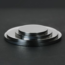 MICAIKEM 1.57"/40mm Stainless Steel Blanks Coin Blanks Tags Heavy Duty 3mm Thick for Laer Engraving and Stamping (1"-2")