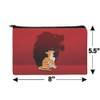 Little Kitten Lion Roar Makeup Cosmetic Bag Organizer Pouch