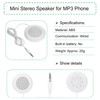 KUIDAMOS 3.5mm External Speakers Portable 3.5mm Speaker,Plug in Speaker with