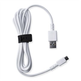 HUYUN White USB Charging Cable Line Wire Cord Compatible for Razer Pro Click RZ01-0299 Humanscale Mouse