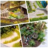 SOFPLATE 1 Box 20Pcs Model Train Scenery Grass Tufts Miniature