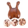 FOMIYES Sets Natural Wooden Facial Massager Nose Scraper Acupoint Tool