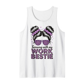 Twinning With My Work Bestie Tank Top