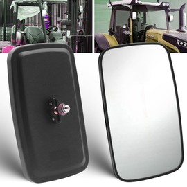Xuzimaoyi Forklift Mirror, Universal Tractor Mirrors for Forklift Wide Angle Rearview Mirror for Truck Tractor Golf Cart Reaplacement (2Pcs)