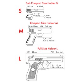 5-56.de OWB AK04 Nylon Gürel Holster for Airsoft Pistol and Mag Holder (L Full Size)