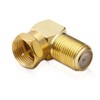 conecto 90 Degree F Male to F Female Angle Adapter