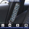 JDDRY 2PC Seat Belt Neck Protector,Car Seat Belt Covers Pads,Leather