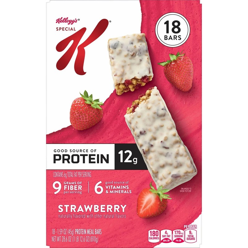 Special K Protein Bars, Strawberry, 18 ct.