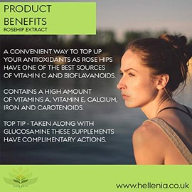 Rosehip Extract 250mg High Strength - 180 Capsules