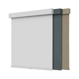 UNISHADES 100% Blackout Artificial Linen Cordless Roller Shades for Indoor Windows, Roller Blinds for Home, for Window Size 30" W × 72" H White