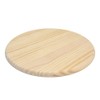 NATUREDESIGN Round Pine Laminated Wood 7.9 x 0.7 inches (200