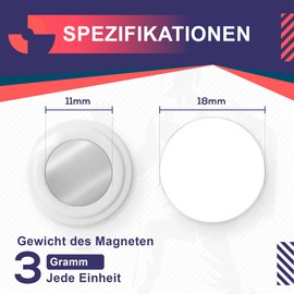 VERY IMPORTANT RUNNER Magnetic Running Magnet Pack of 4 Magnets for Running Triathlon Back Support High Resistance Accessories for Runners Colorful Magnets (White)