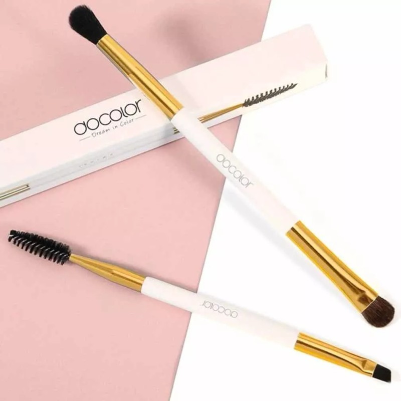 Docolor Kit De Brochas Para Cejas Y Párpado 100% Docolor