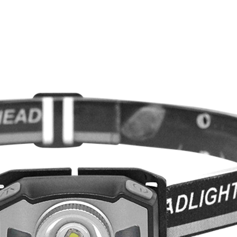 Outdoor Headlamp Zoom Infrared Sensing USB Charging LED Head Light