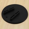 Uinfhyknd Motorcycle Kickstand Pad Kickstand Coaster Pack Fits Harley Davion