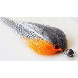 FISHIN ADDICT Jig fly barbless fishing fly lure handmade 7g cheb 25cm (DIRTY ROACH)