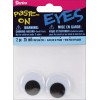 Darice Paste On Wiggle Eyes 25mm Black