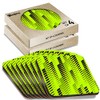 8 x Square Coasters - Abstract Green Tech Pattern Cork