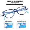 FEISEDY Kids Blue Light Blocking Glasses Children TR90 Glasses Boys