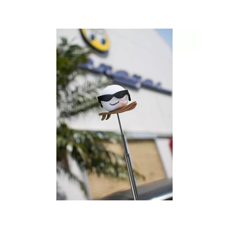 CoolBalls Cool Surfer Dude Surfing Car Antenna Topper Dashboard Buddy