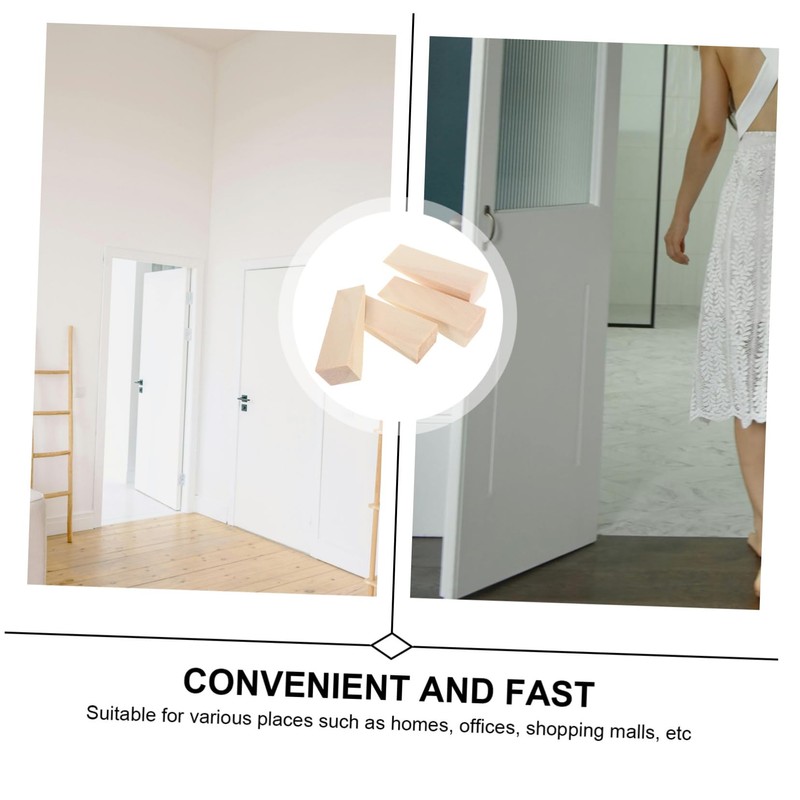 COHEALI Pcs Wooden Door Wedge Stopper Retainer Stop Keep Door